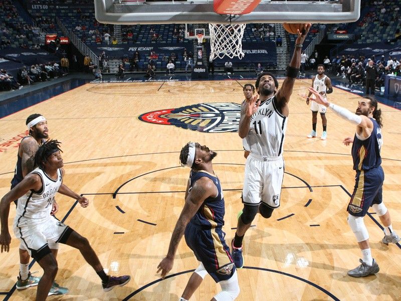 Irving bounces back as Nets down Pelicans