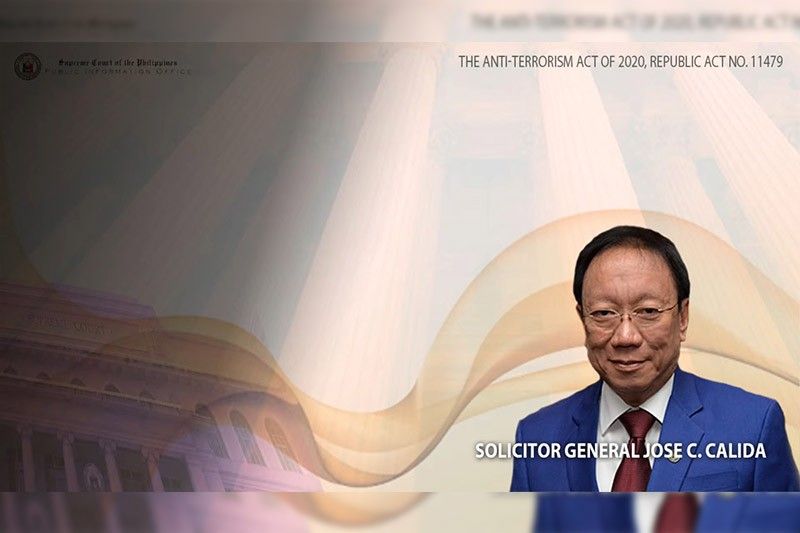 In defending ATA, Calida references Duterte: Nothing to be afraid of if you're no terrorist