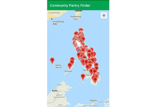 Filipino couple launches free Community Pantry Finder app