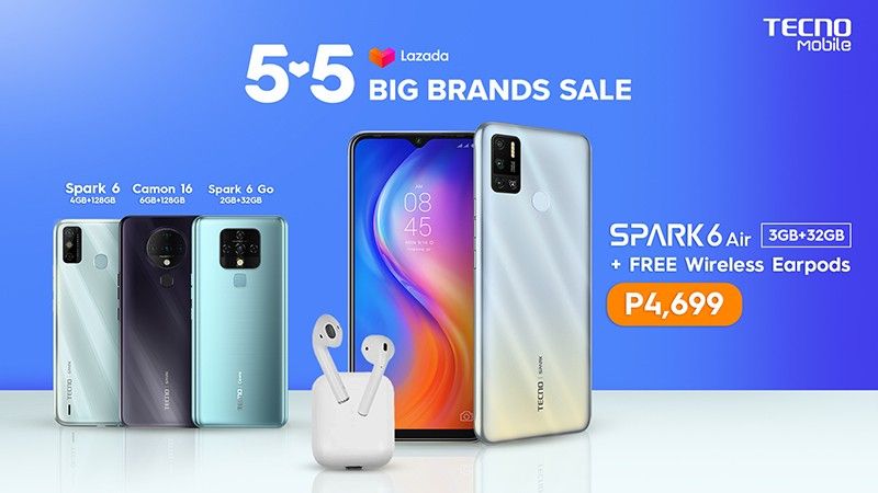 You won't want to miss these unbeatable TECNO Mobile 5-5 deals on Lazada and Shopee