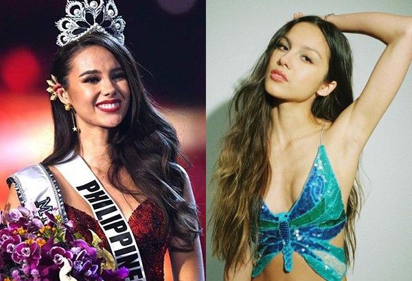 Olivia Rodrigo reacts to being Catriona Gray lookalike