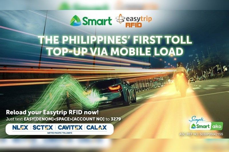 Easytrip top-up now possible via Smart load