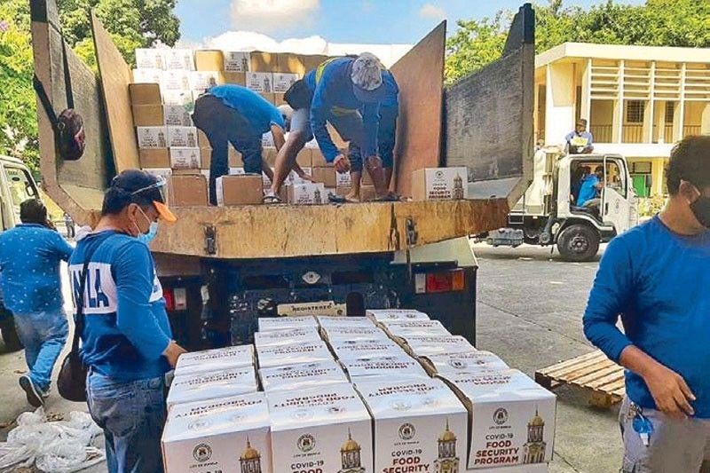 Manila resumes food aid distribution