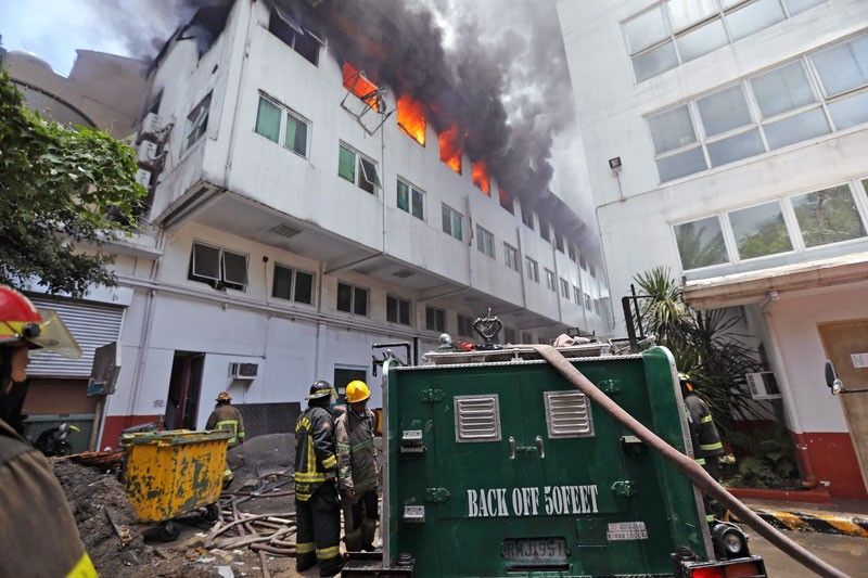 Fire breaks out at Pasig hospital