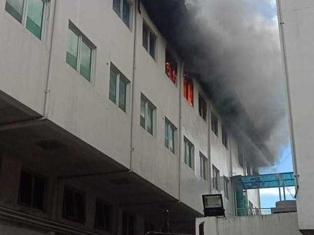 No injuries, damaged equipment seen from Pasig hospital fire