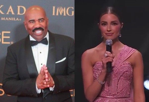 Olivia Culpo, Steve Harvey go viral for Miss Universe hosting skills