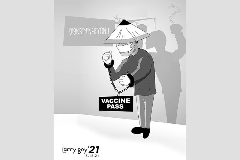 EDITORYAL - Vaccine pass hindi dapat