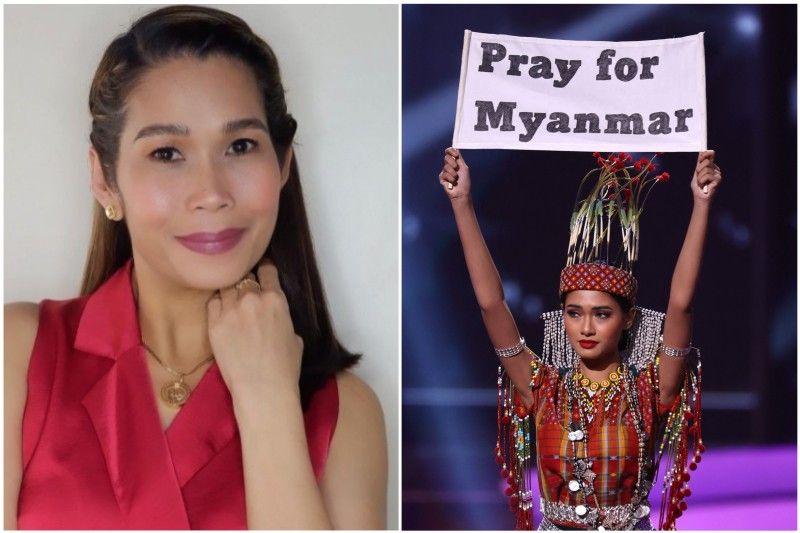 Pokwang offers shelter for Miss Myanmar after arrest warrant for Miss Universe 2020 national costume that won