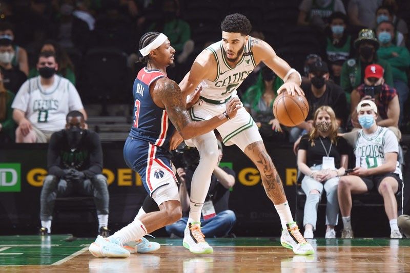 Hot Tatum, Celtics ward off Wizards