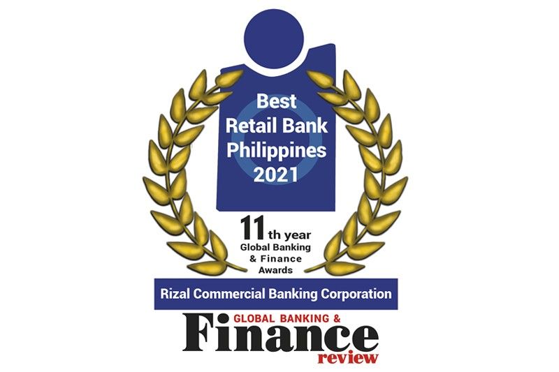 RCBC wins Best Retail Bank 2021 at the Global Banking and Finance Awards (GBAF)