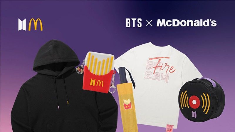 McDonaldâ��s x BTS collab kicks off with exclusive merch drop