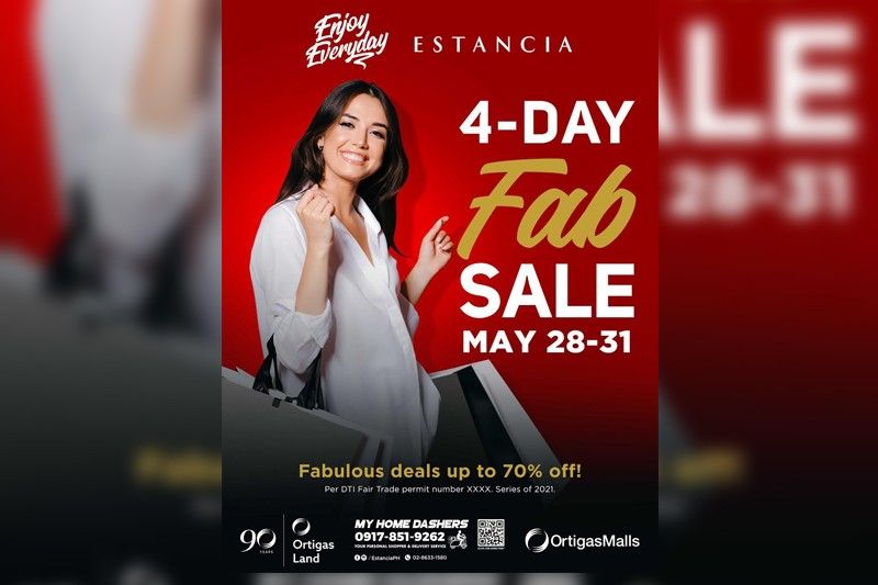 Catch the 4-day Fab Sale at Estancia from May 28-31!