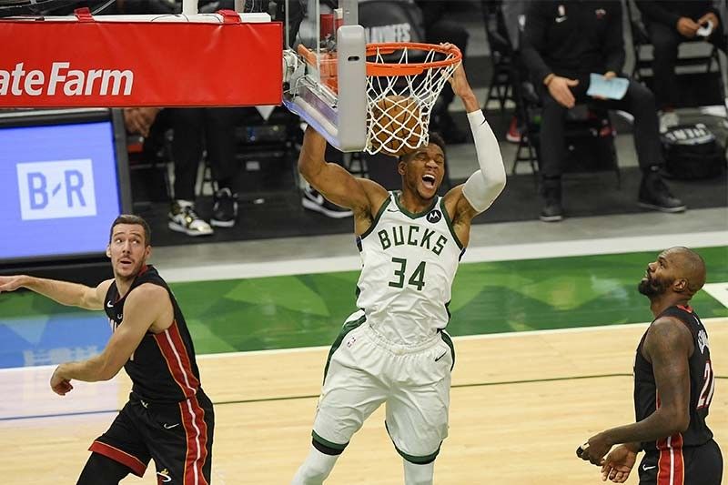 Bucks steamroll Miami, on cusp of series sweep