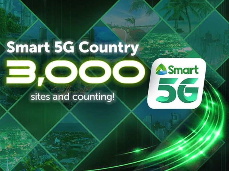 Smart's 5G network breaches 3,000 sites nationwide
