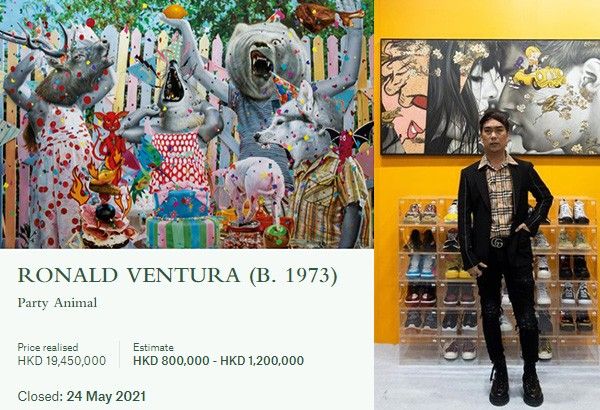 Pinoy artist breaks records at Christie's auction despite pandemic