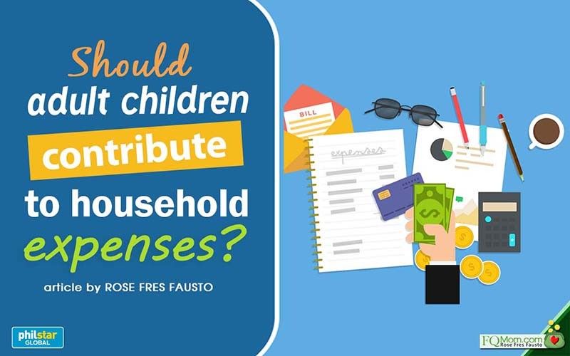 Should adult children contribute to household expenses?