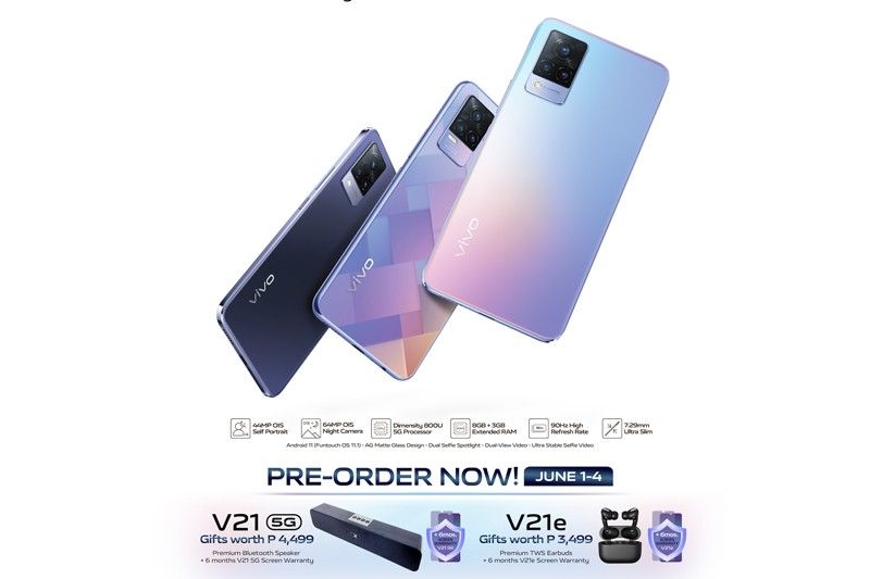 Freebies and discount you can get as vivo officially launches V21 series in Philippines