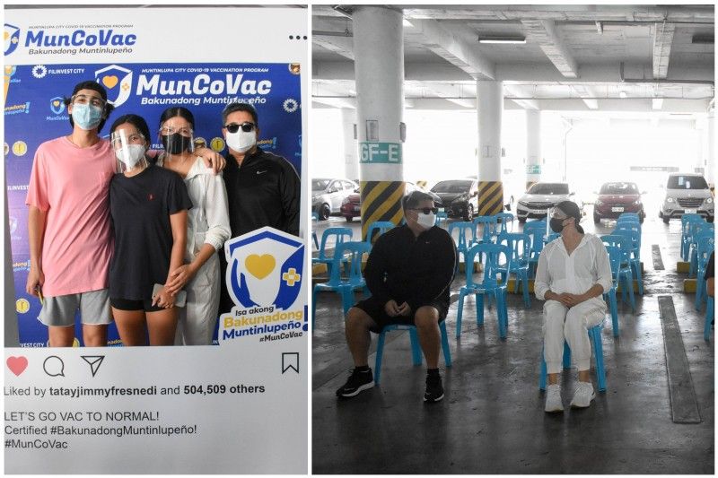 DILG sees no violation over Aga Muhlach, Charlene Gonzales family vaccination