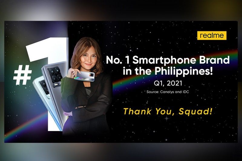 realme takes no.1 smartphone brand spot for Q1 2021 in Philippines