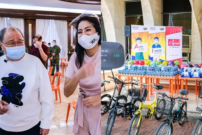 MVP aids Gretchen Ho's 'Donate a Bike' efforts