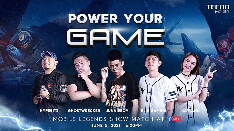 TECNO Mobile to livestream exciting match in Power Your Game event