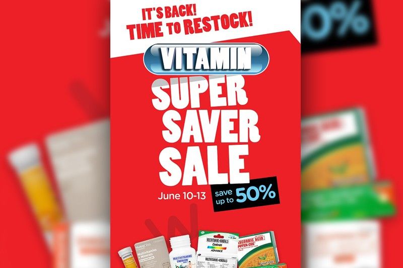 Hurry! Stock up on vitamins as Watsons super sale offers up to 50% discounts