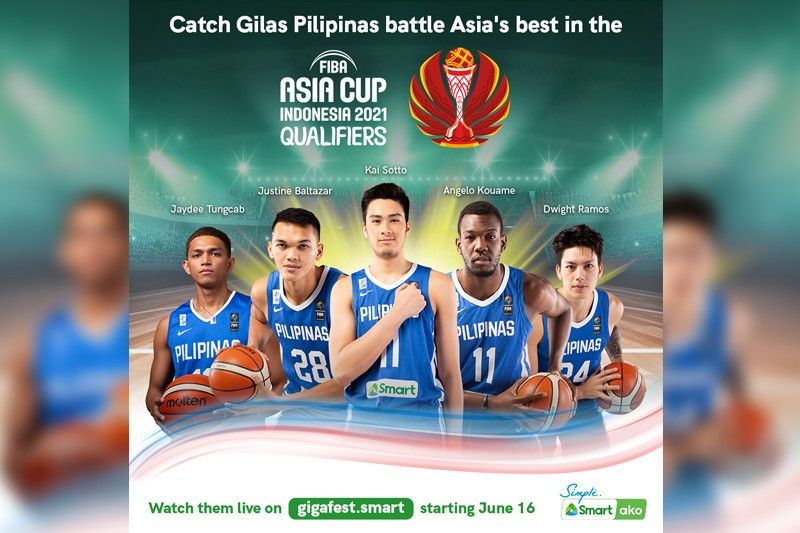 Smart lets you watch Gilas Pilipinas' FIBA Asia Cup stint live via gigafest.smart