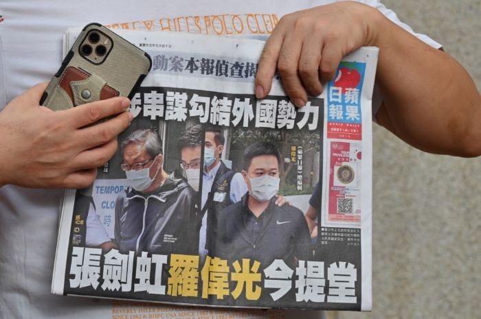 Hong Kong pro-democracy media executives denied bail under security law