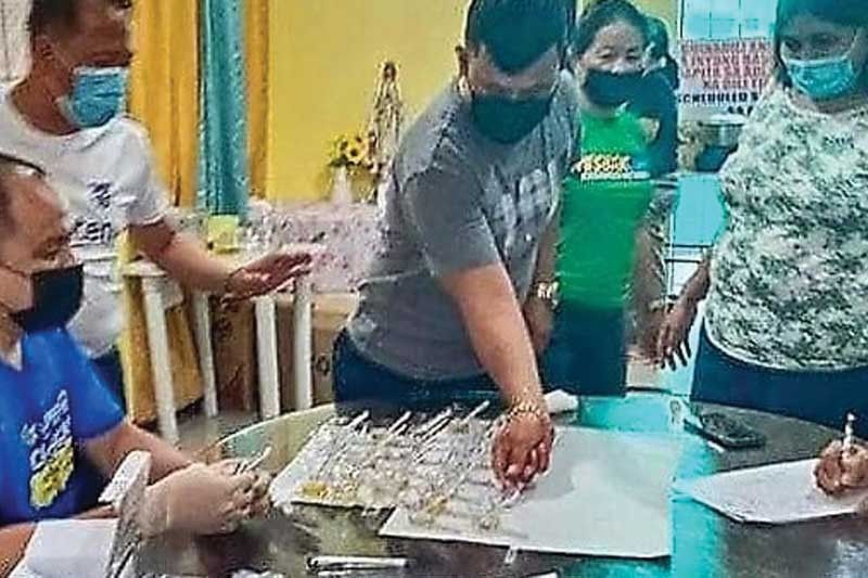 44 barangay workers undergo drug test