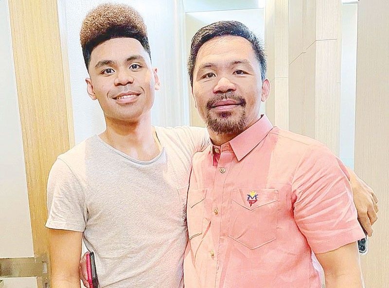 Manny bonds with sons Jimuel and Michael over music, sports