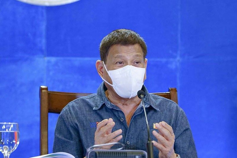 Duterte says wearing of face shields just a 'small inconvenience'