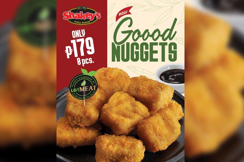 Shakey's introduces the 'good nuggets' â plant-based nuggets that taste like chicken!