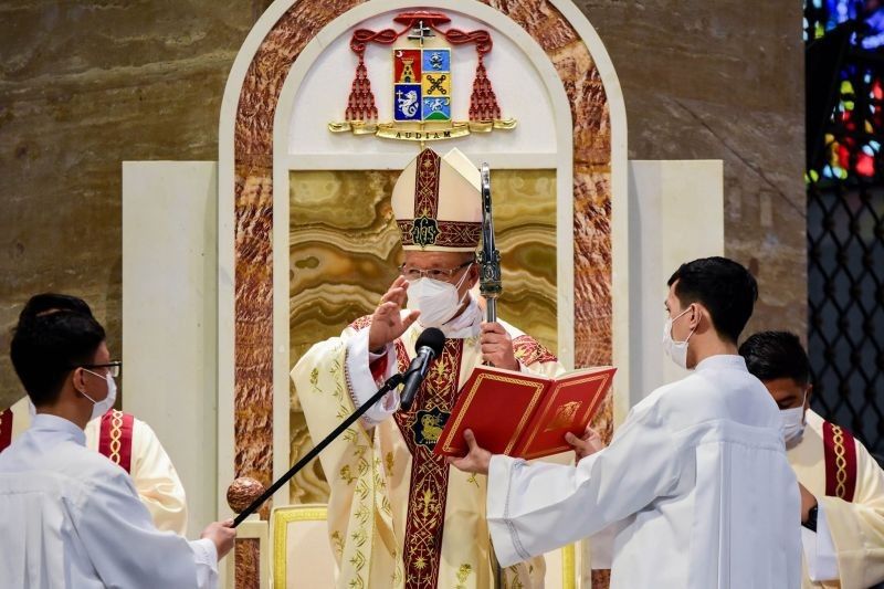 Jose Cardinal Advincula first Mass