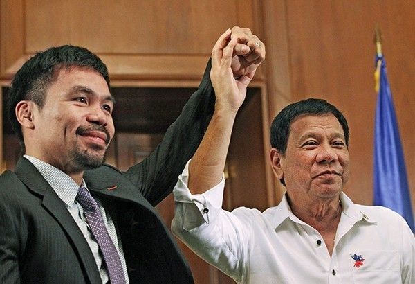 Pacquiao kumasa kay Duterte: Sige, ilalaglag ko mga tiwali starting sa DOH