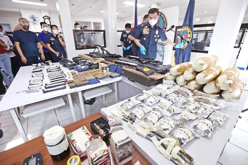 Arms cache, marijuana seized in Bulacan raid