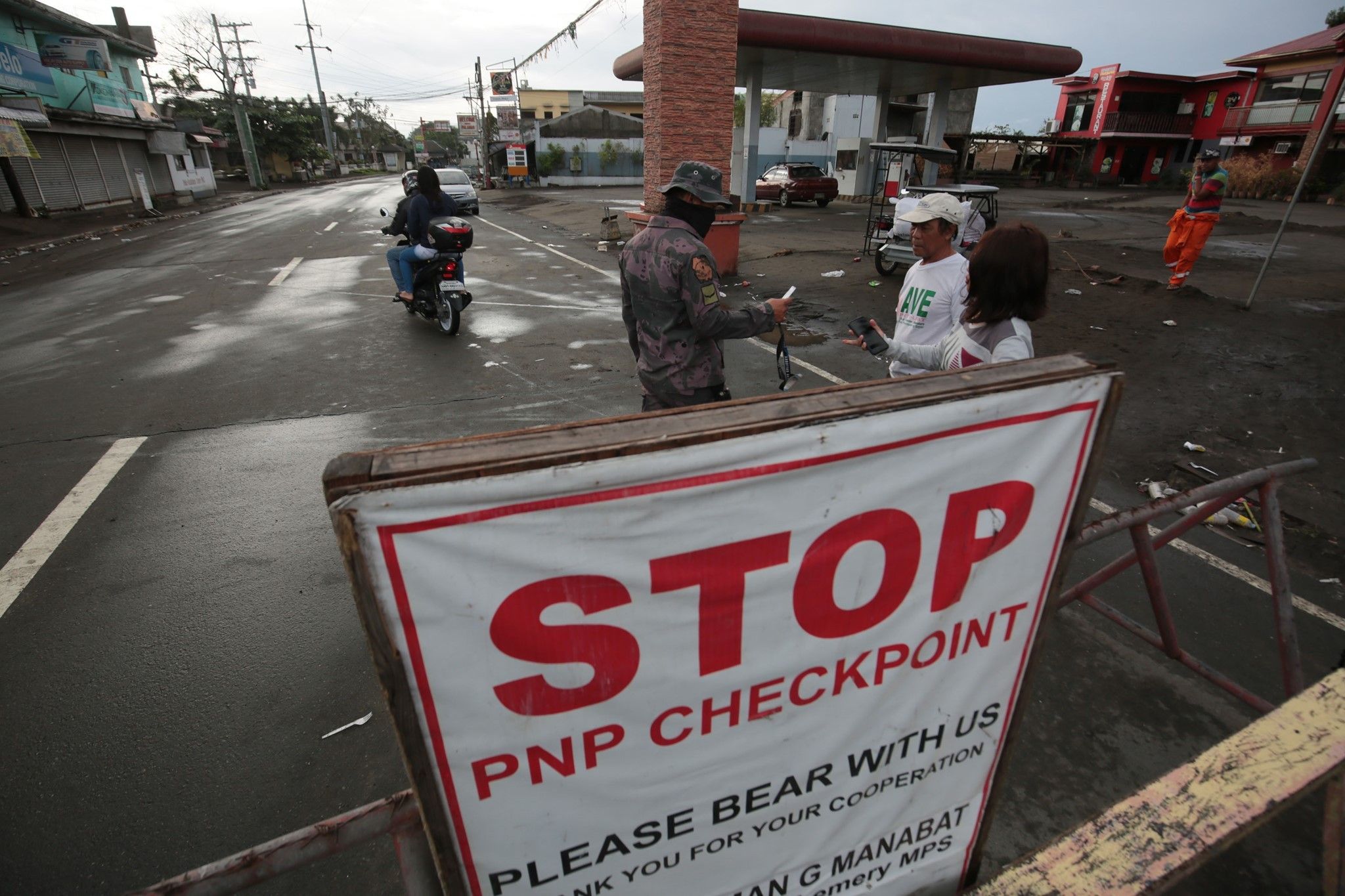 PNP checkpoints hinigpitan papasok ng Taal