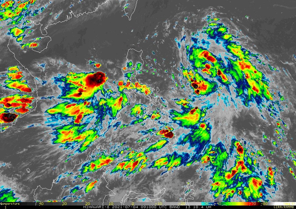 'Emong' slightly intensifies, seen to become tropical storm in 24 hours