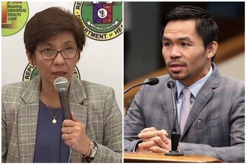 DOH kay Pacquiao: Hindi kami bumibili ng pa-expire na gamot 'para makatipid'