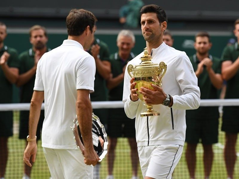 Djokovic, Federer in Wimbledon landmarks as title showdown nears