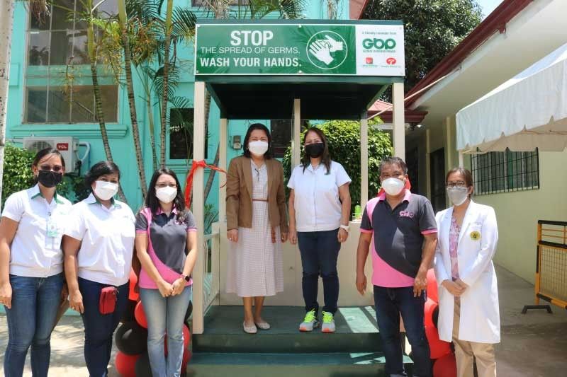 GBP donates handwashing stations in Toledo City