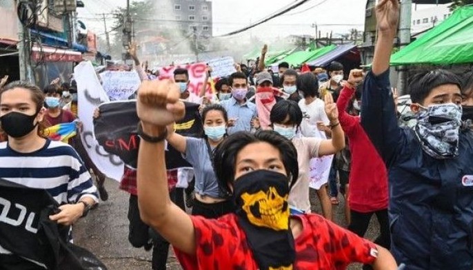 Myanmar protesters mark 1962 rallies against first junta