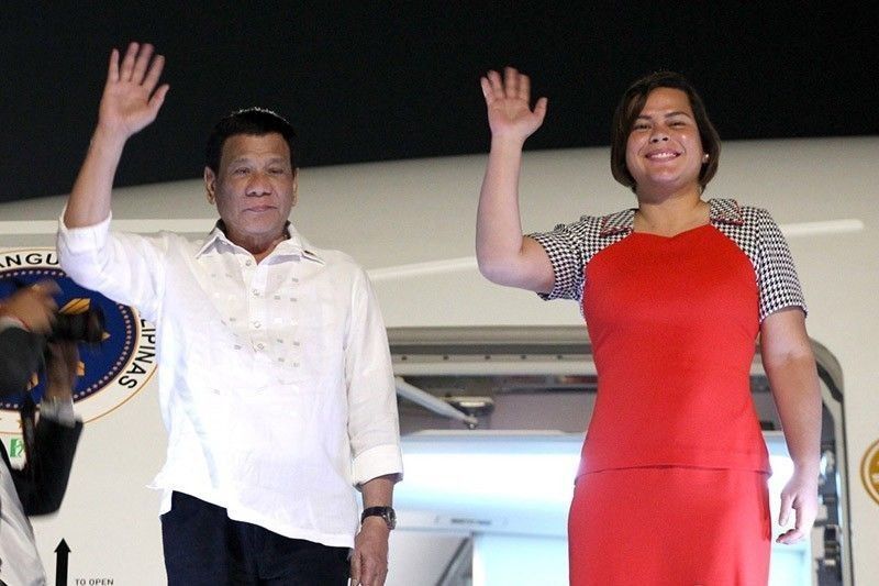 Running in tandem? 'Duterte-Duterte' no.1 sa survey ng pagkapangulo, VP sa 2022