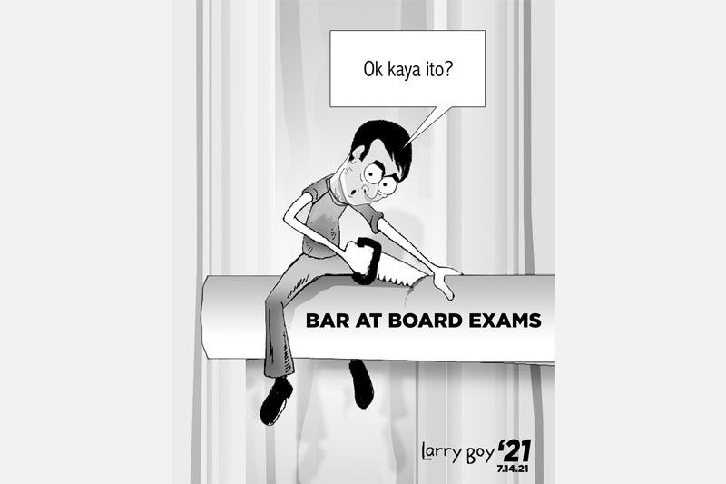 EDITORYAL - Nararapat panatilihin ang Bar at board exams