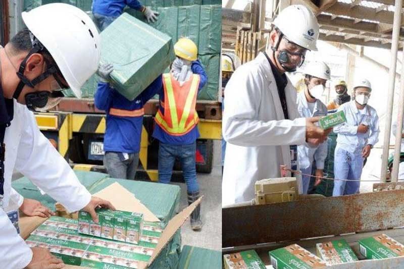 BOC destroys P90 million smuggled cigarettes