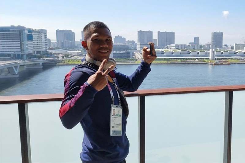 Marcial finally reunited with boxing teammates in Tokyo for Olympics