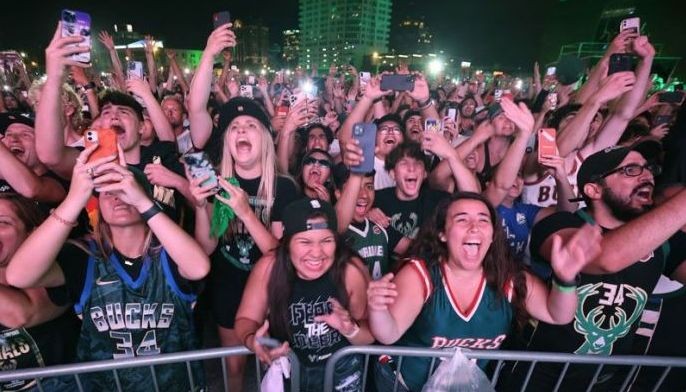 Milwaukee streets burst with joy at NBA title after 50-year wait