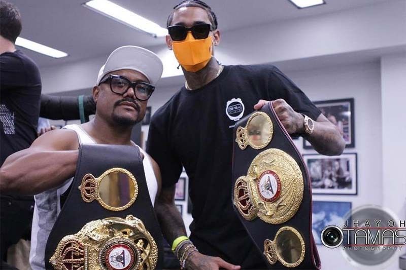 Jordan Clarkson, Apl.de.Ap visit Pacquiao at Wild Card