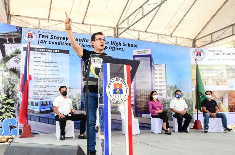 Isko breaks ground for new Manila Science High School