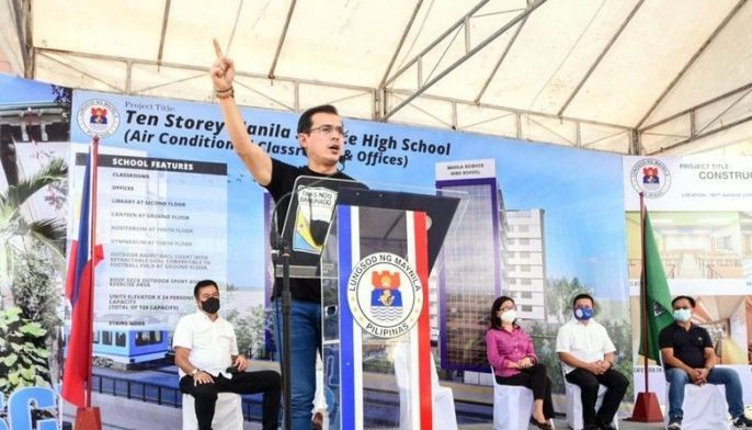 Isko breaks ground for new Manila Science High School