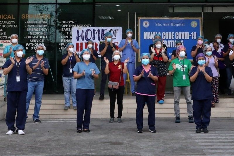 Sa paglaban kontra COVID-19 health workers, frontliners salamat â�� Duterte